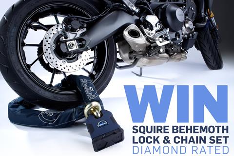 Win a Squire Behemoth lock and chain set worth £599