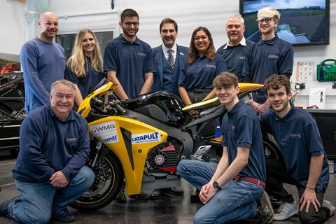 University of Warwick students target TT 2022 with Aurora electric superbike