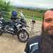 Hayden Young bags a selfie with his BMW R1250GS