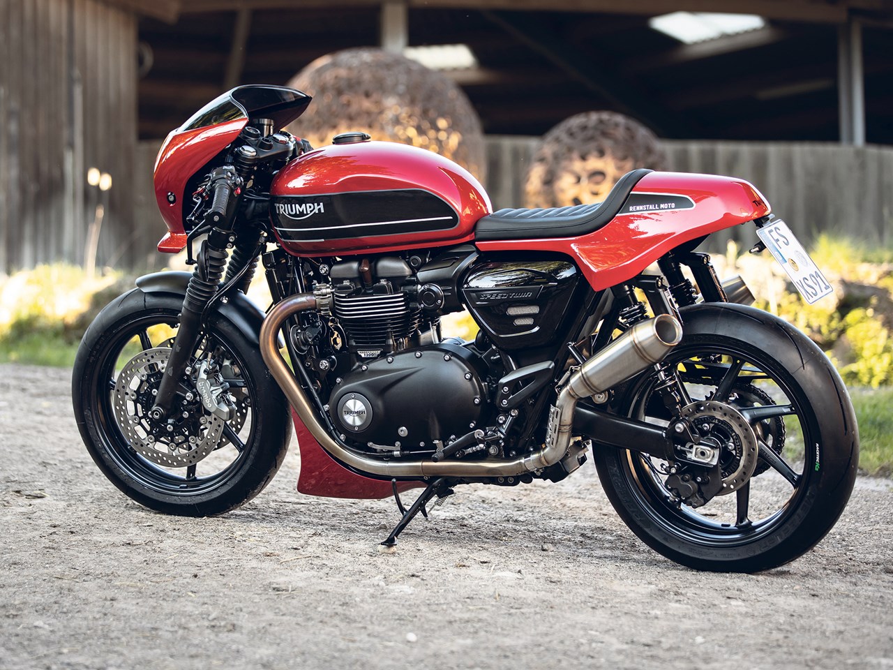 Triumph Speed Twin Café Racer kit helps turn roadster into speedster MCN Triumph Speed Twin Café Racer kit helps turn roadster into speedster MCN