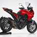 The MV Agusta Turismo Veloce Rosso features manually adjustable suspension
