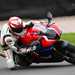 Cornering at Oulton Park on the road-going Honda Fireblade SP