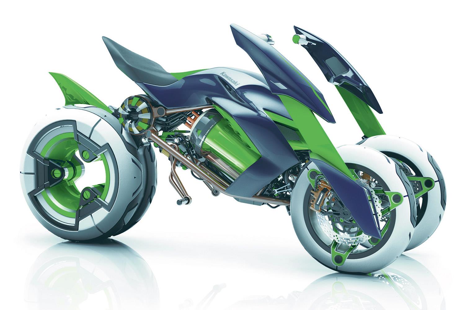 Kawasaki ramp up technology three-wheeled MCN