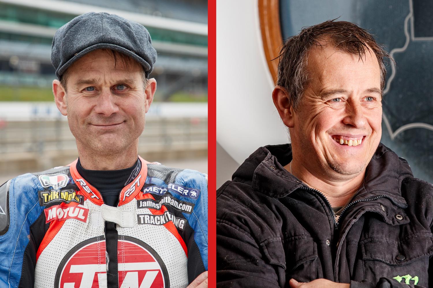 Join John McGuinness and James Whitham for some Bikes and
