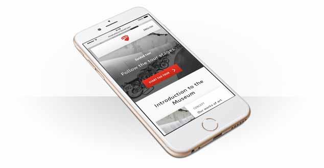 Try out Ducati's new multimedia guide on your next visit to their museum Try out Ducati's new multimedia guide on your next visit to their museum