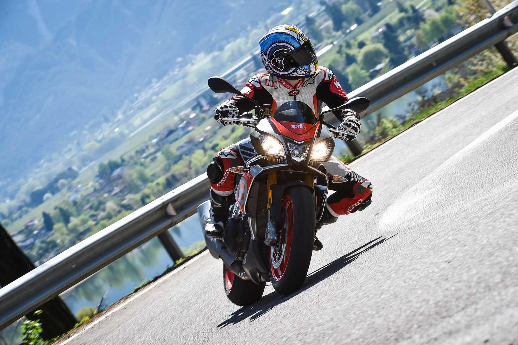 Aprilia Tuono V4 1100 in Italy Aprilia Tuono V4 1100 in Italy
