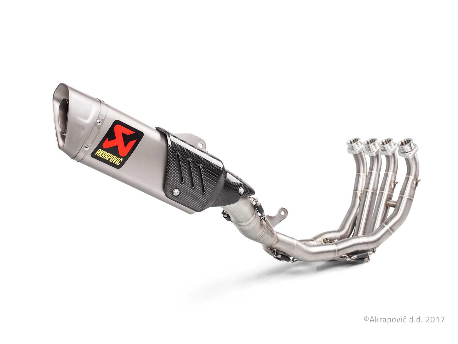 Akrapovic exhaust range for 2017 Yamaha R6