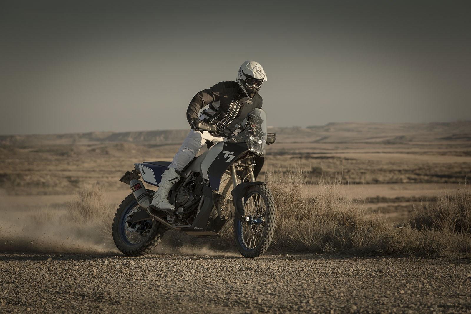 The prototype Yamaha T7 in action The prototype Yamaha T7 in action