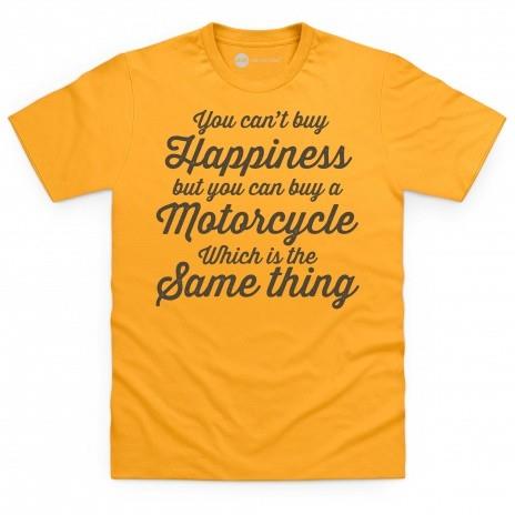 Motorcycle happiness t-shirt
