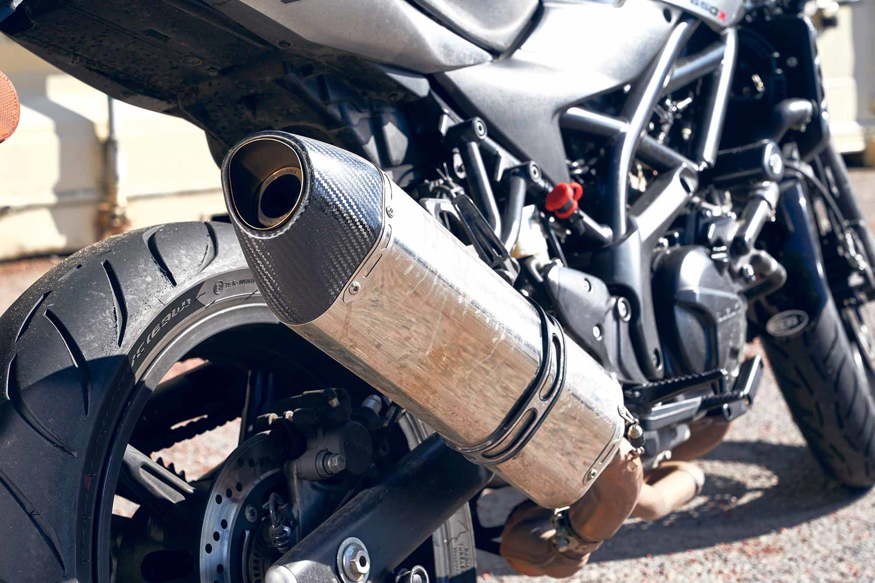 The new can helps sharpen the rear end The new can helps sharpen the rear end