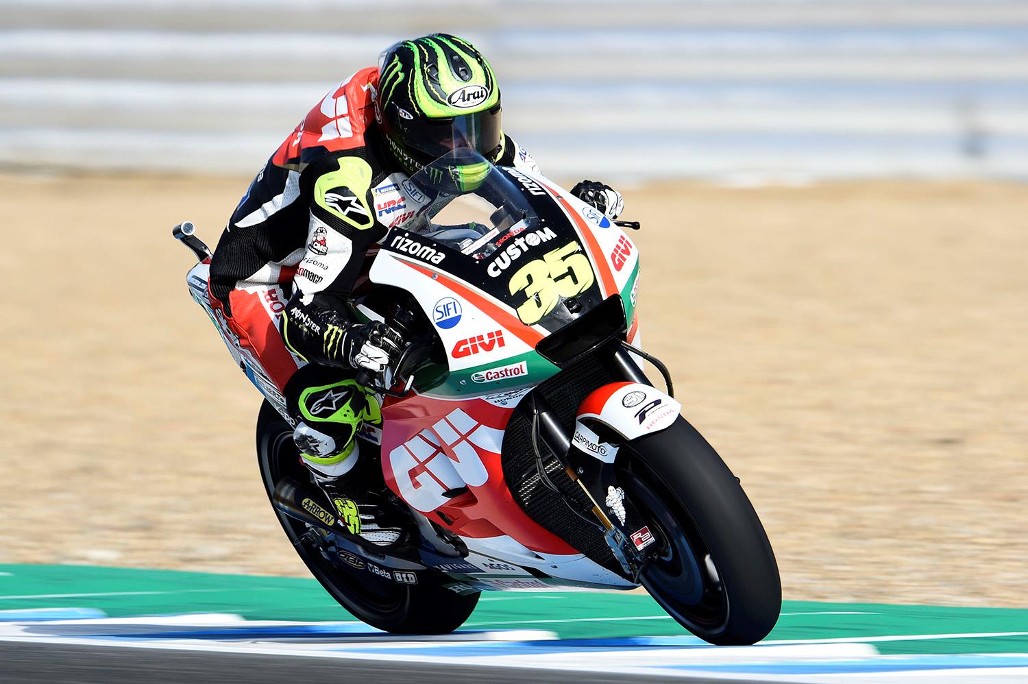 Cal Crutchlow sets fastest ever lap of Jerez to take pole