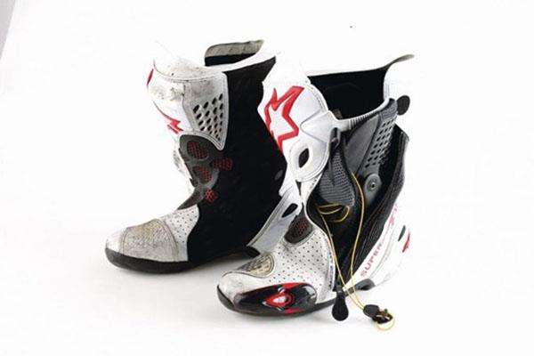 Chad's boots took a beating