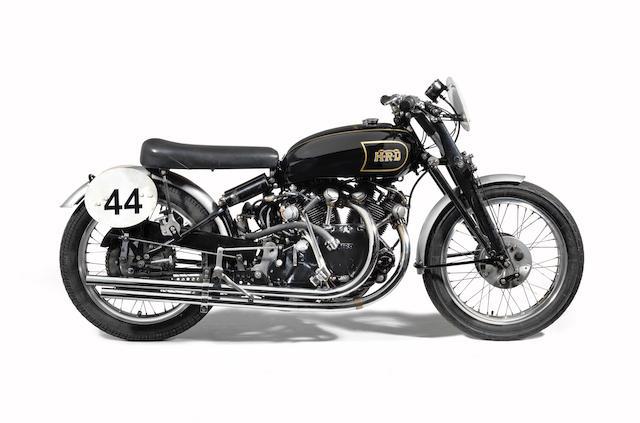 The 1949 Vincent Black Lightning, number two produced The 1949 Vincent Black Lightning, number two produced
