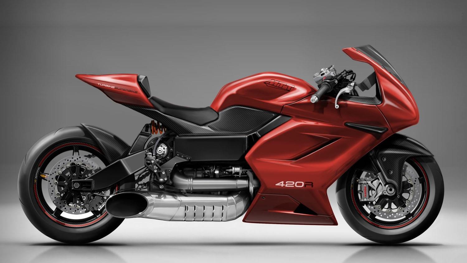 The MTT 420RR makes a claimed 420bhp from a Rolls-Royce jet engine The MTT 420RR makes a claimed 420bhp from a Rolls-Royce jet engine