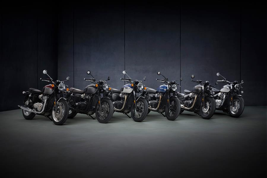 2022 Triumph Bonneville range