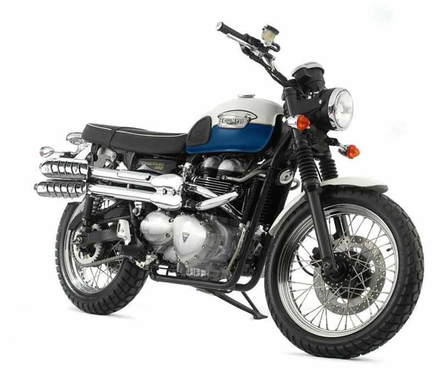 Bonneville based Triumph Scrambler