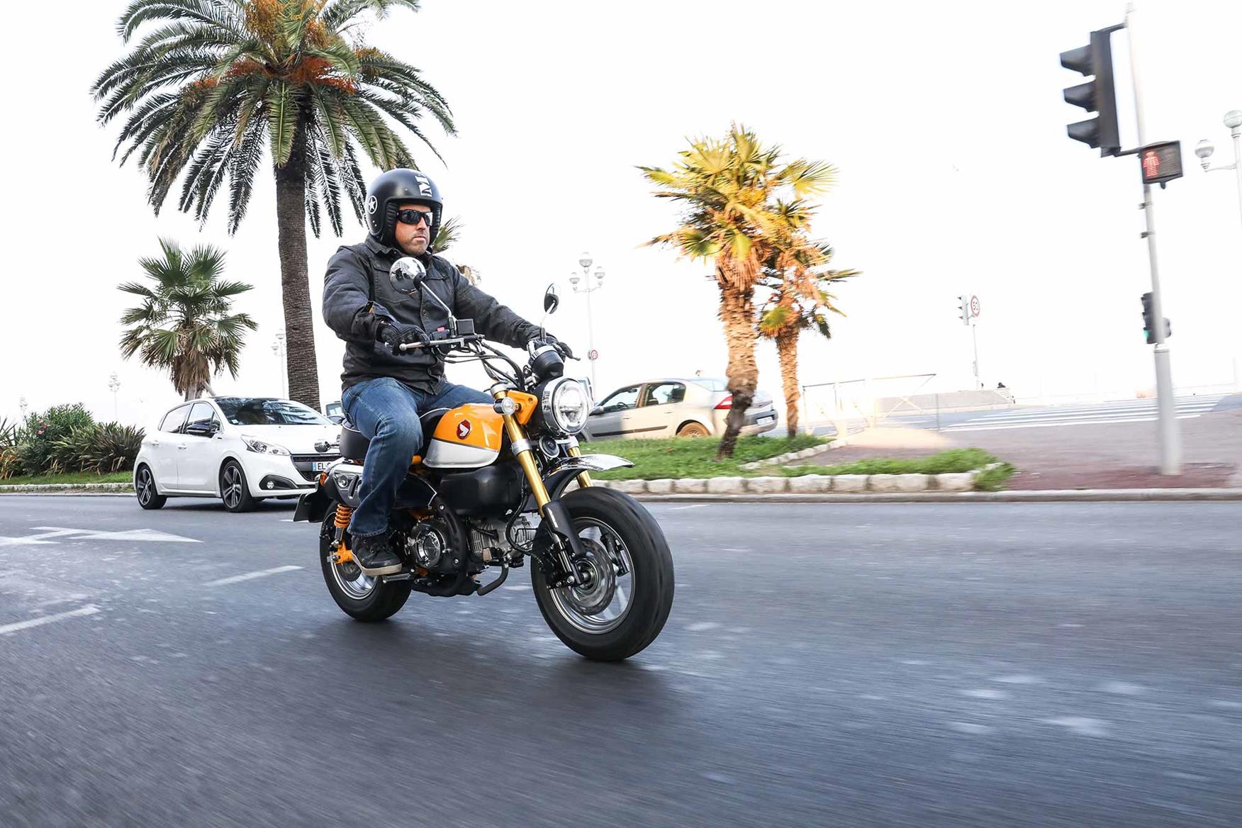 MCN's Child rides the new Monkey in Nice MCN's Child rides the new Monkey in Nice