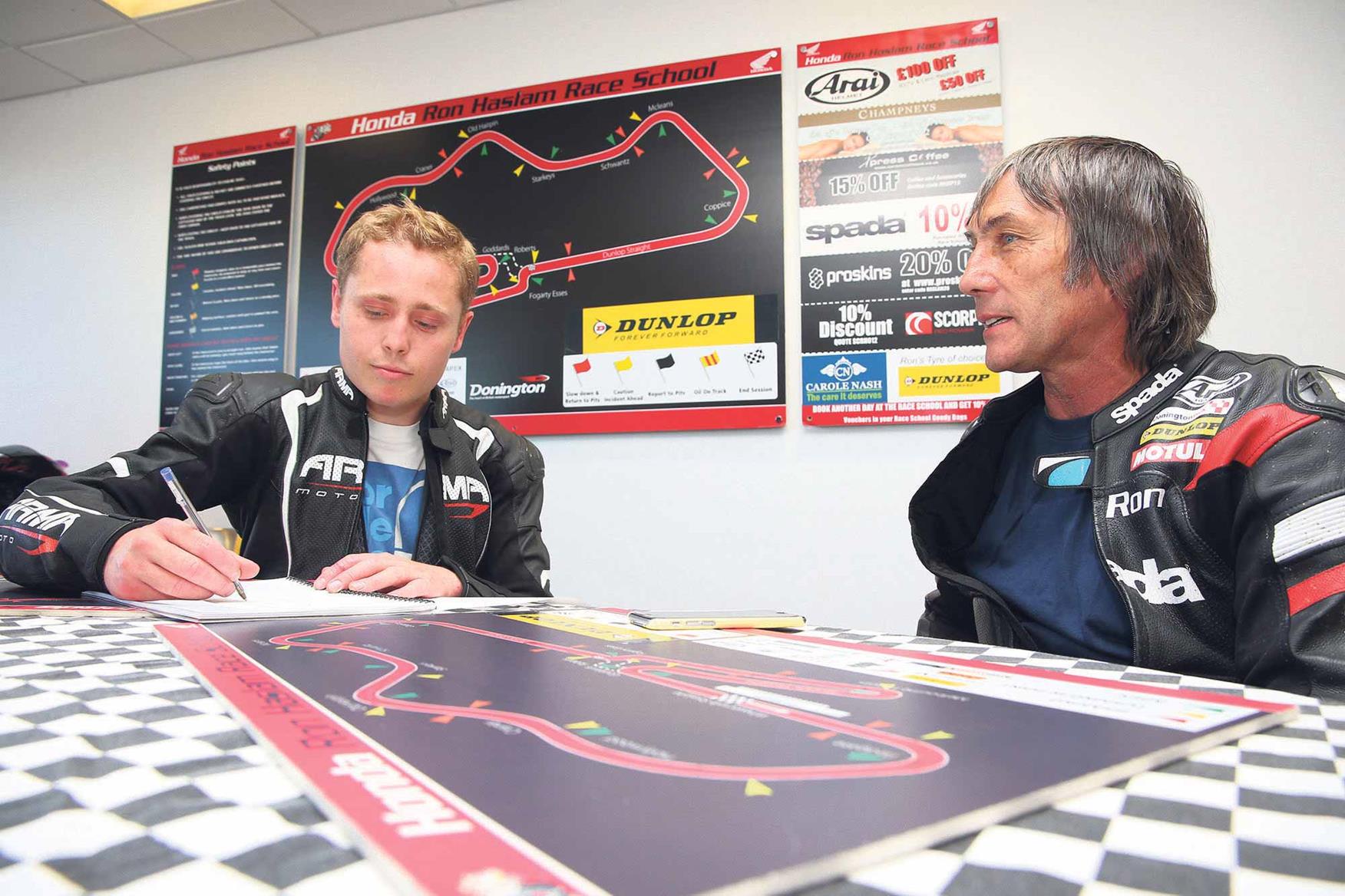 MCN's Dan talks to Ron Haslam MCN's Dan talks to Ron Haslam