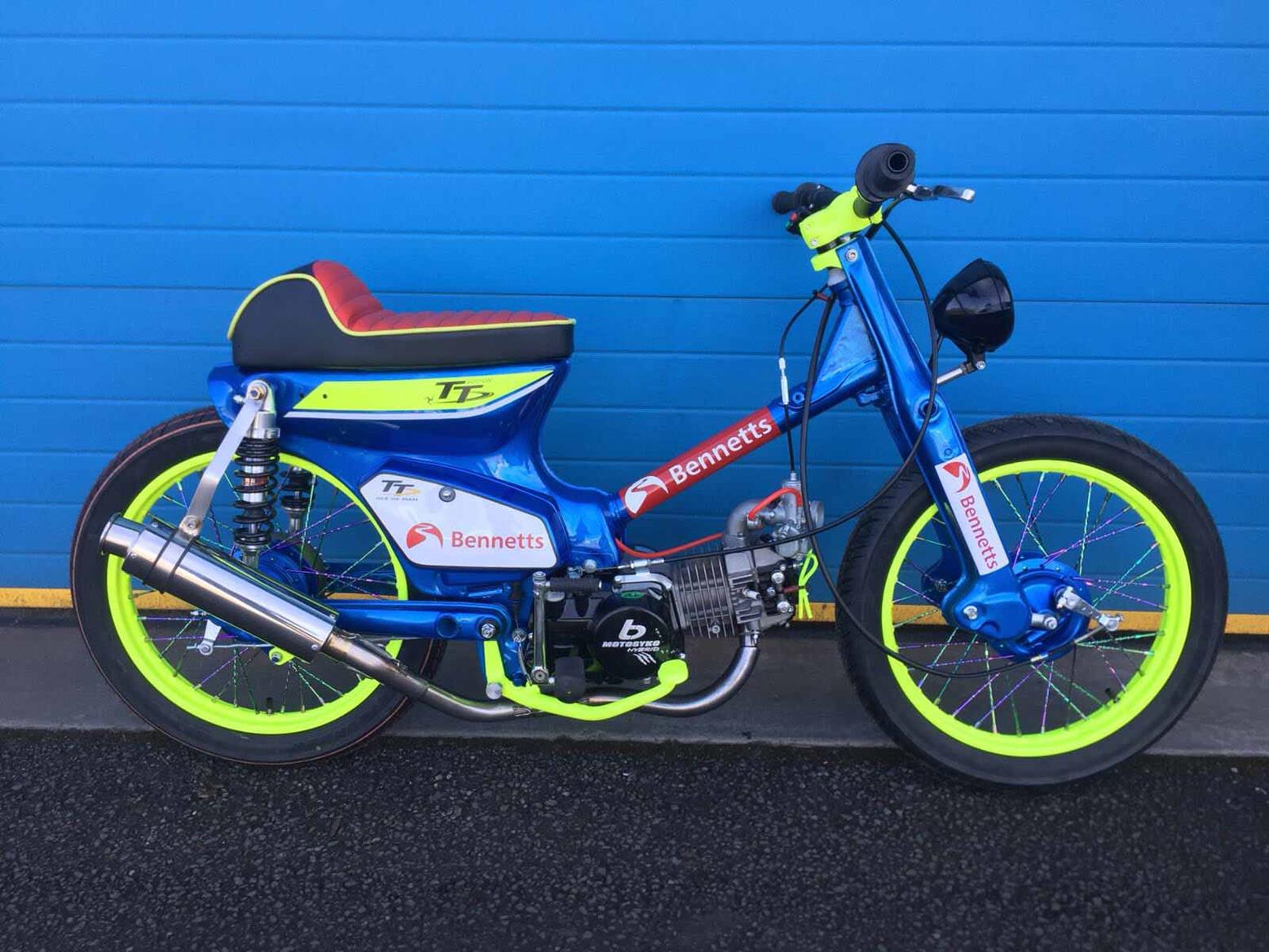 Richard Cooper has seven Honda C90s Richard Cooper has seven Honda C90s