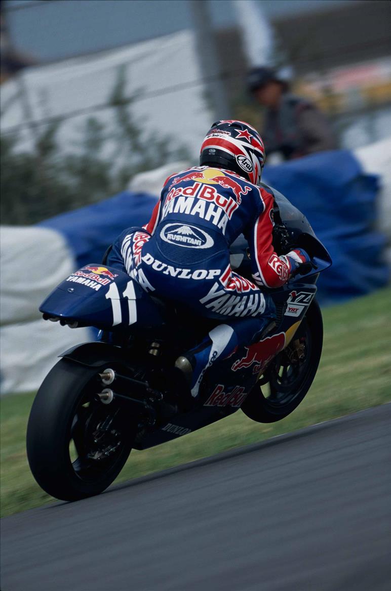 Simon Crafar on the way to victory at the 1998 British Grand Prix Simon Crafar on the way to victory at the 1998 British Grand Prix