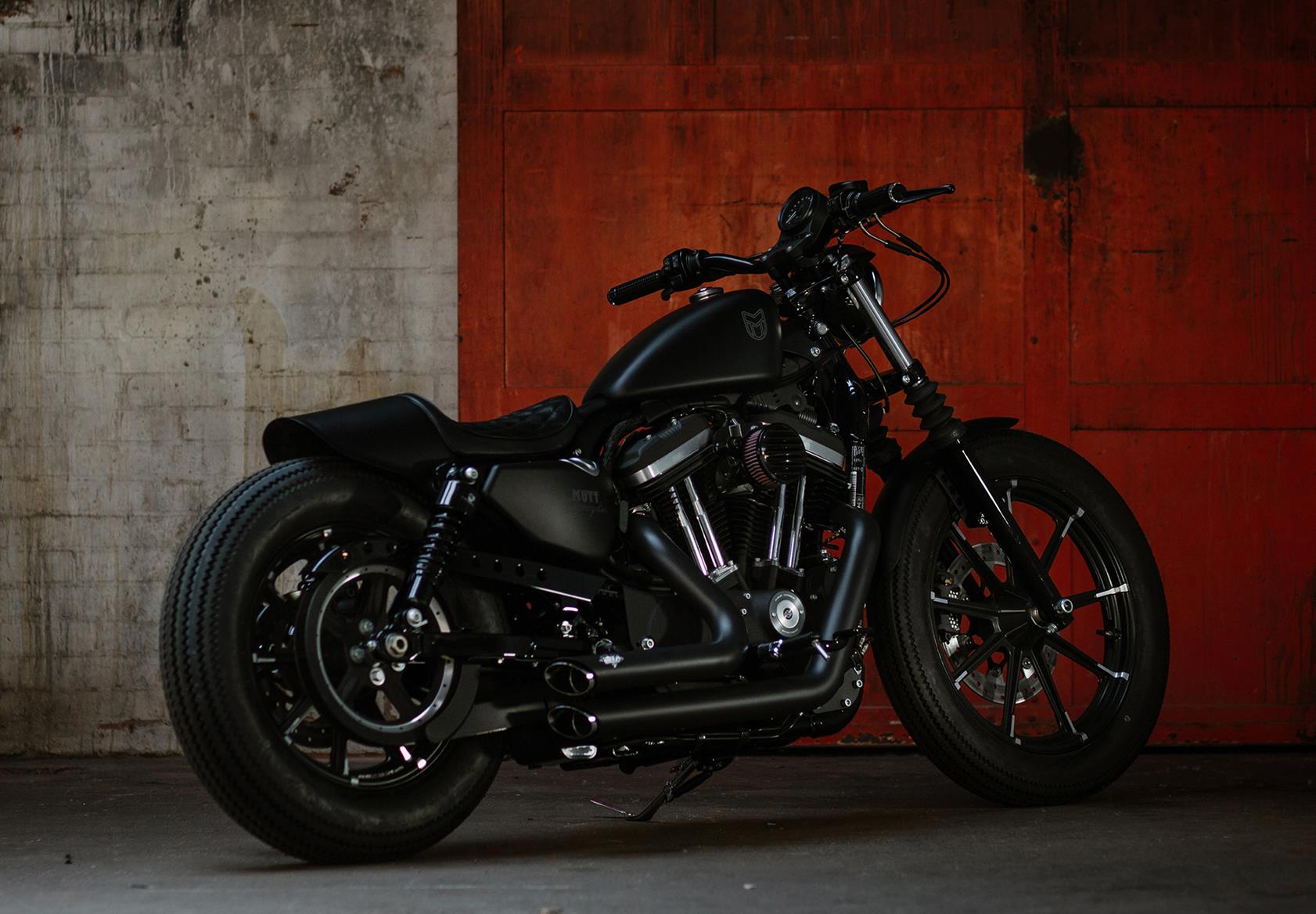 Neat touches help keep the classic Harley look Neat touches help keep the classic Harley look