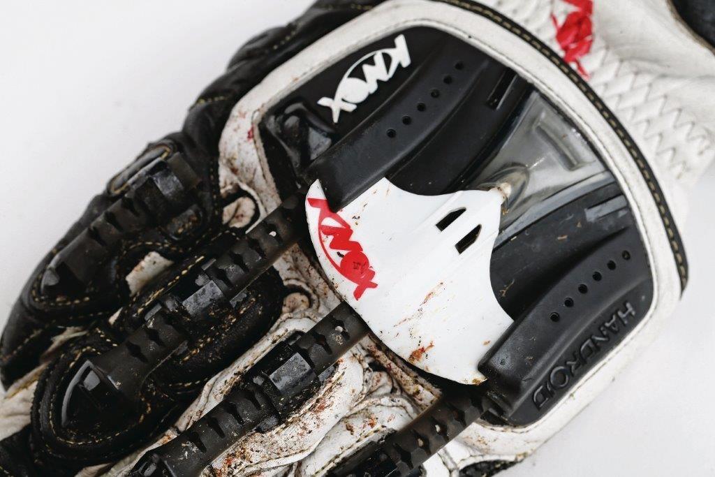 Plenty of bug splats from road racing duties Plenty of bug splats from road racing duties