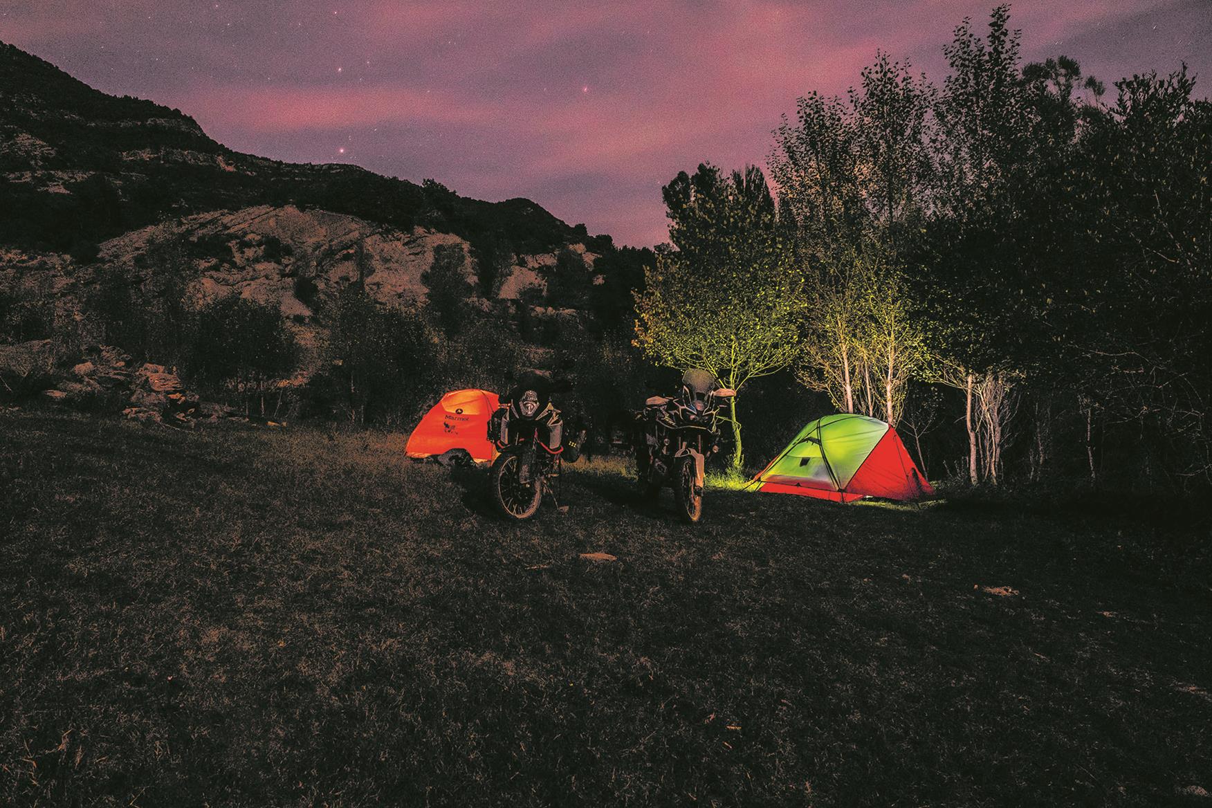 The perfect spot for wild camping The perfect spot for wild camping