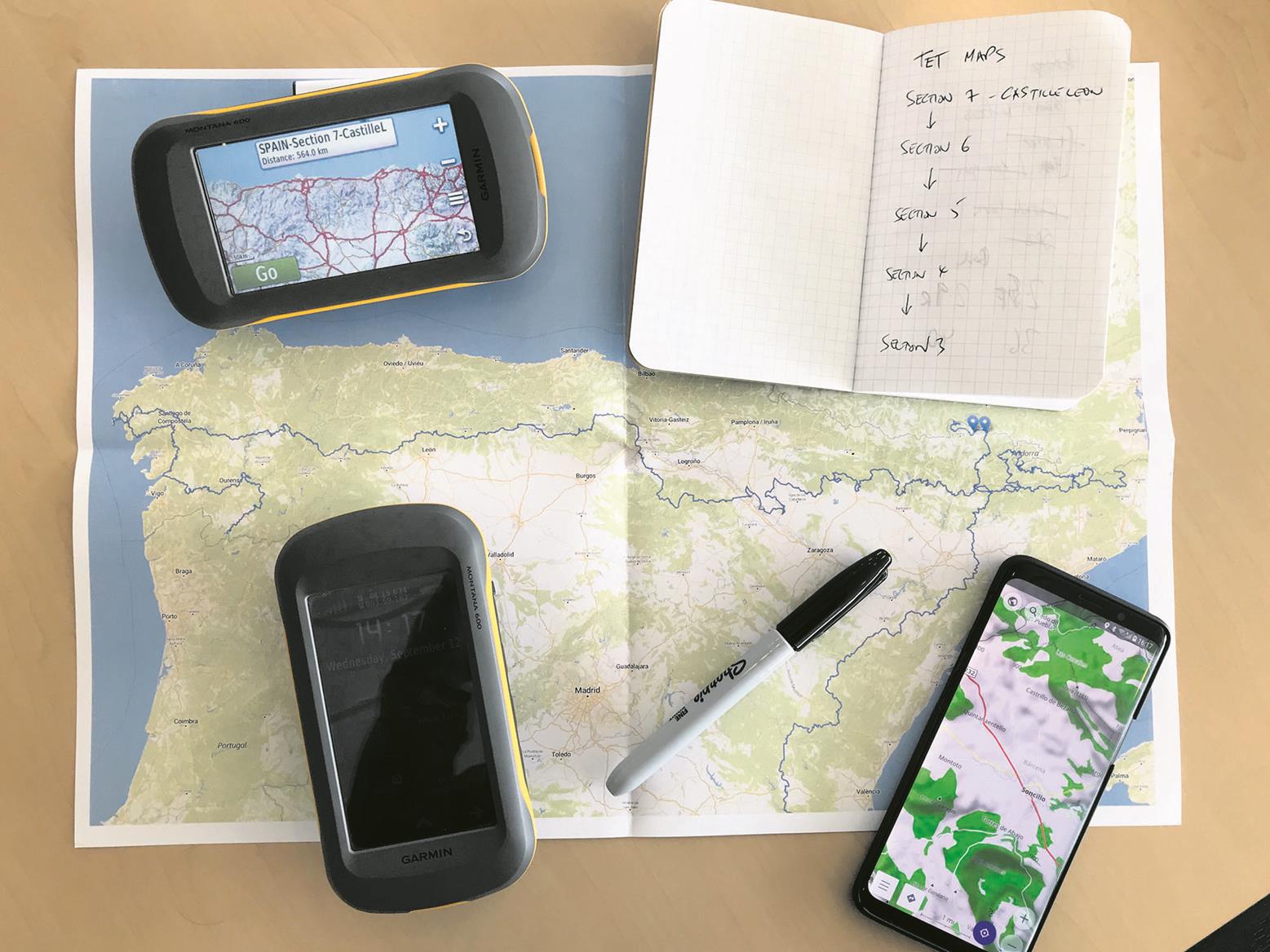 The trans Euro Trail route is easy to download The trans Euro Trail route is easy to download