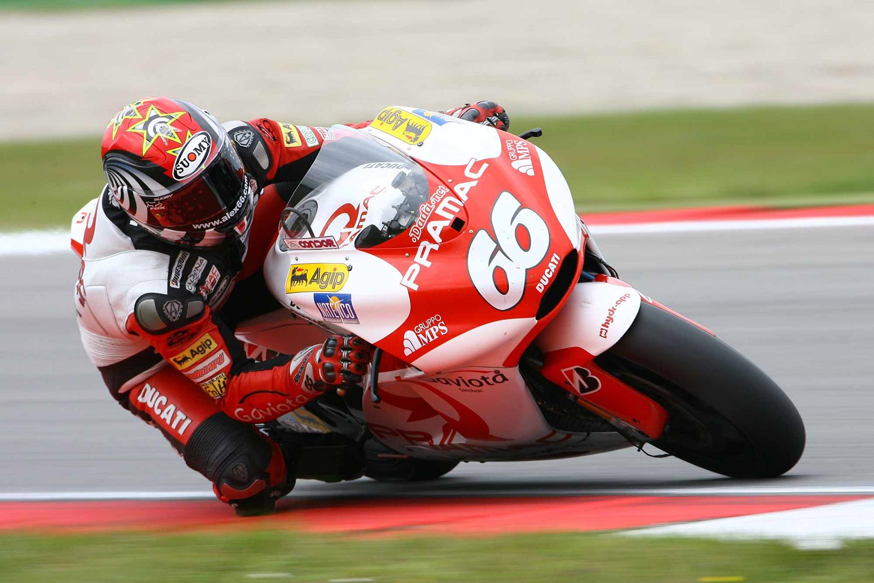 Hofmann rode for Pramac Ducati Hofmann rode for Pramac Ducati