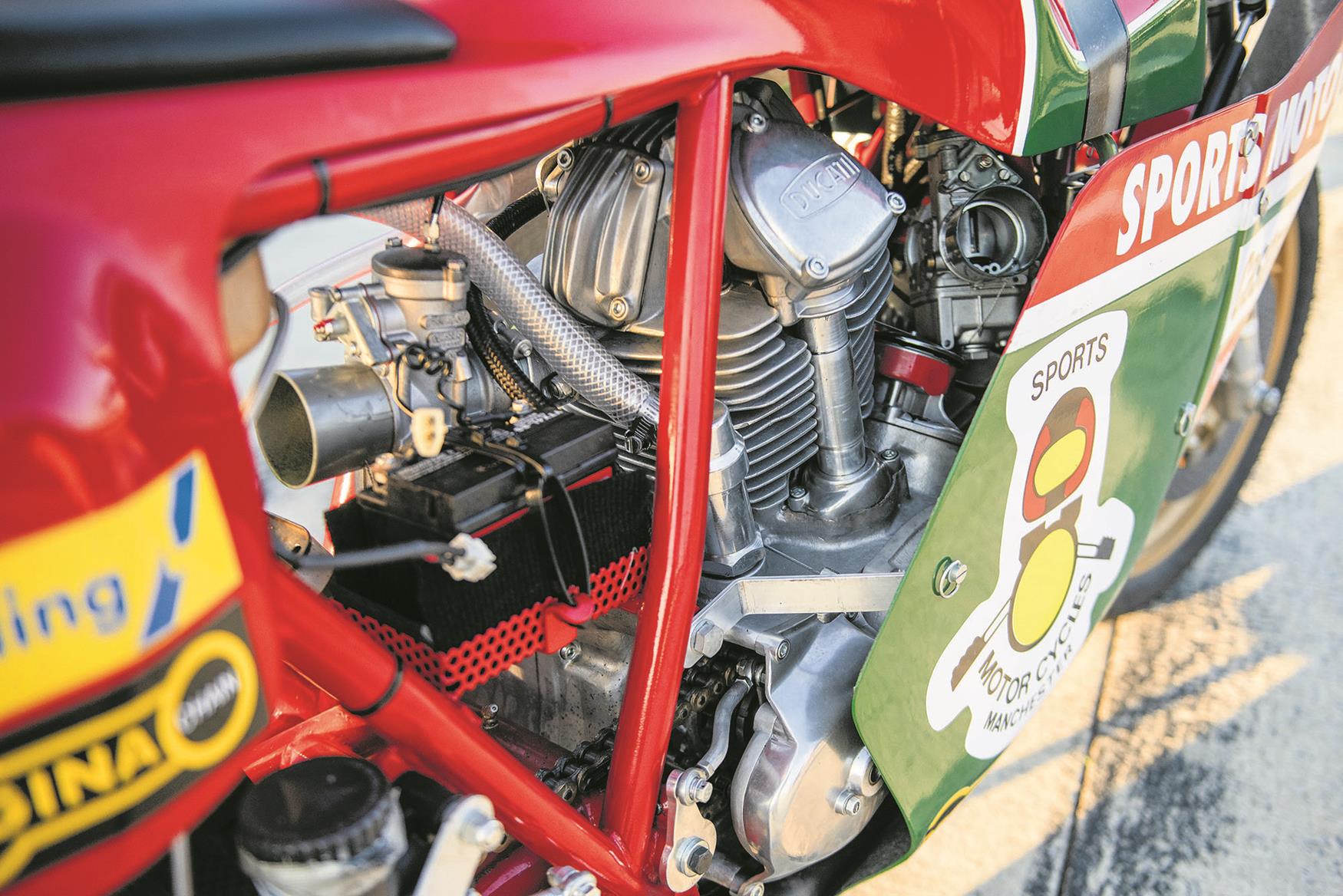 The NCR Ducati was kept deliberately raw around the edges The NCR Ducati was kept deliberately raw around the edges