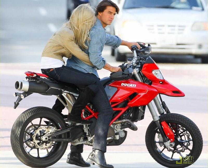 Some scenes in Knight and Day used an Aprilia disguised as a Ducati Some scenes in Knight and Day used an Aprilia disguised as a Ducati