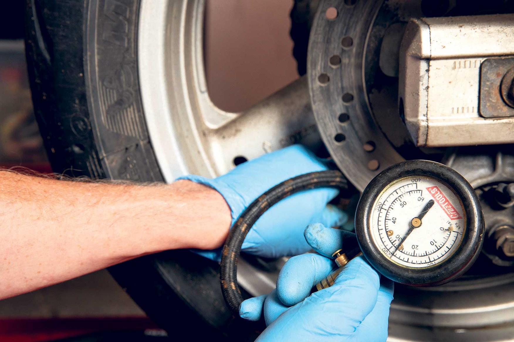 Check your tyre pressures Check your tyre pressures