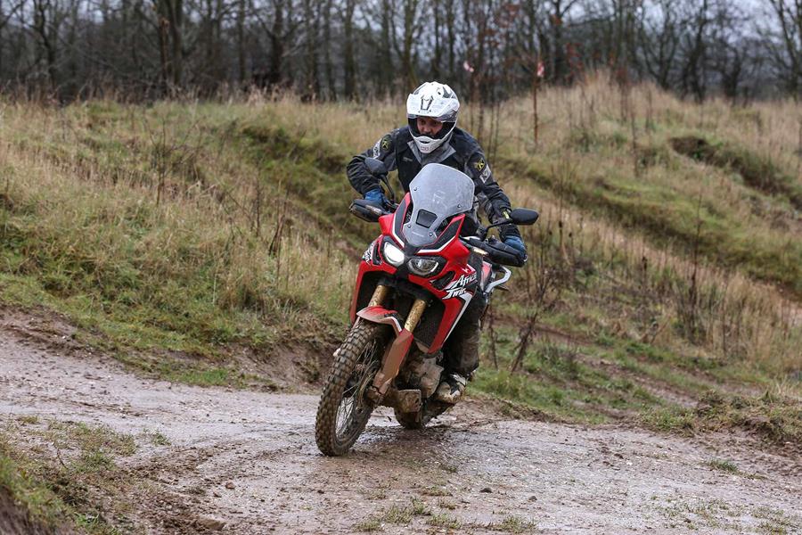 A 2016 CRF1000L DCT Africa Twin in action