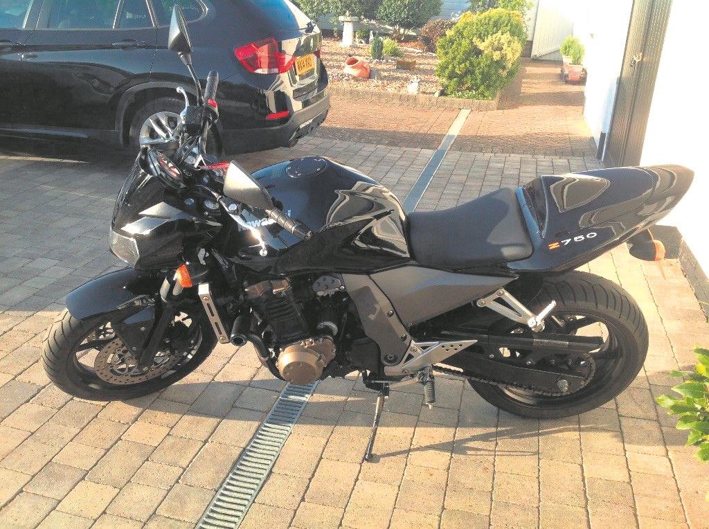 The Kawasaki Z750 offers slightly more capacity The Kawasaki Z750 offers slightly more capacity