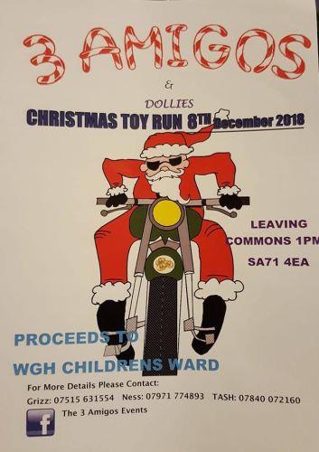 The Three Amigos annual Christmas toy run The Three Amigos annual Christmas toy run