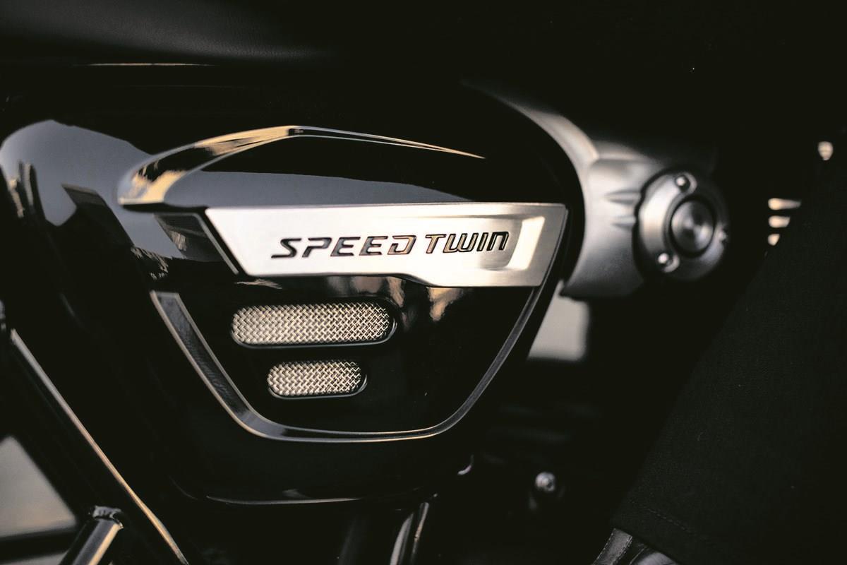 The Speed Twin boasts a number of neat touches The Speed Twin boasts a number of neat touches