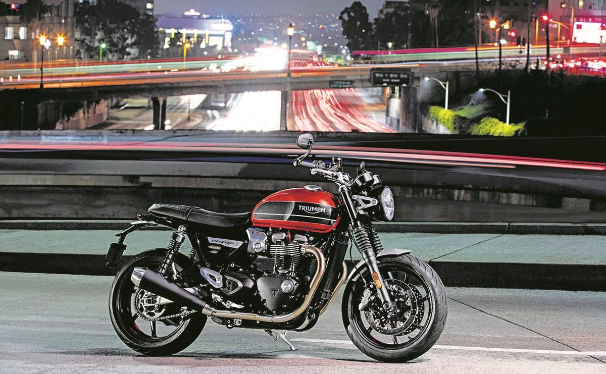 Amy Williams would like to sample the Triumph Speed Twin Amy Williams would like to sample the Triumph Speed Twin