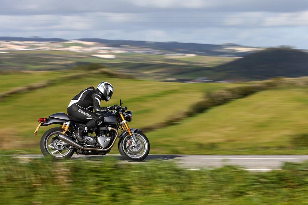 Gethin Jones is looking forward to riding the Triumph Thruxton R Gethin Jones is looking forward to riding the Triumph Thruxton R