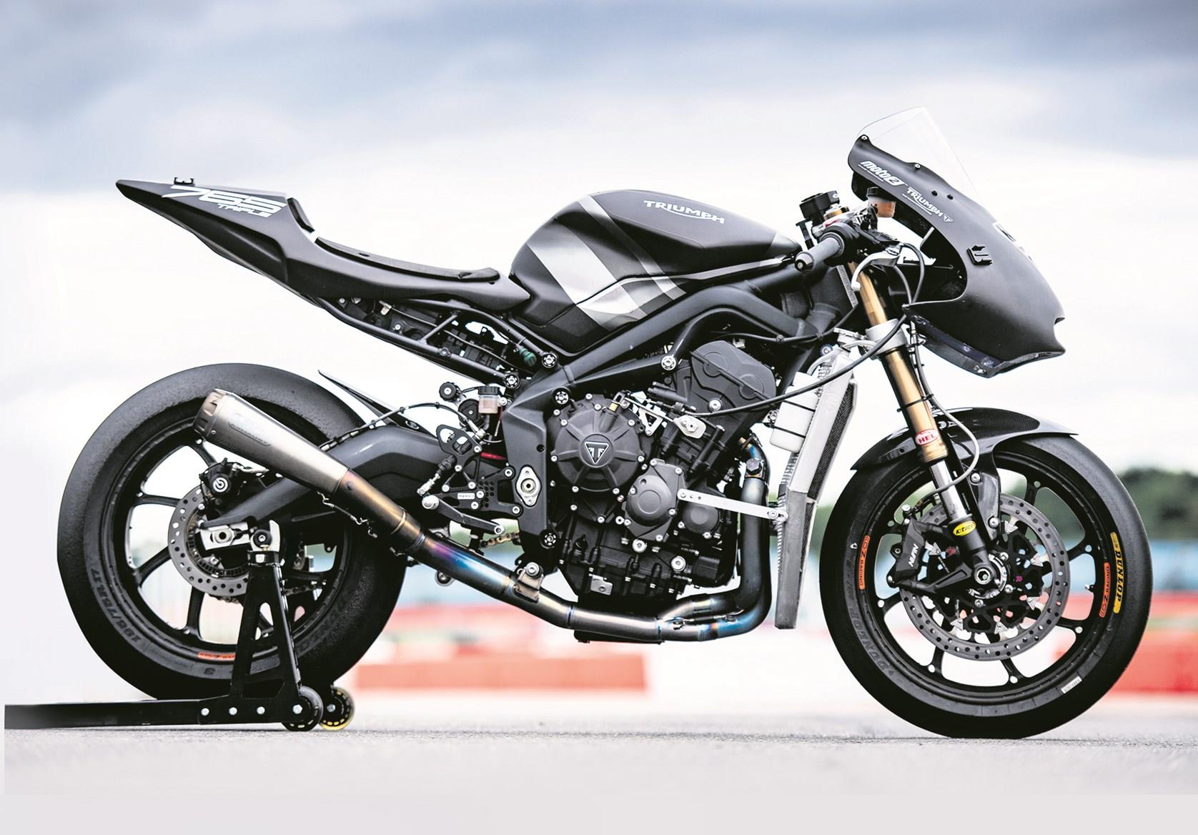 MCN got a chance to ride the development Moto2 bike earlier this year MCN got a chance to ride the development Moto2 bike earlier this year