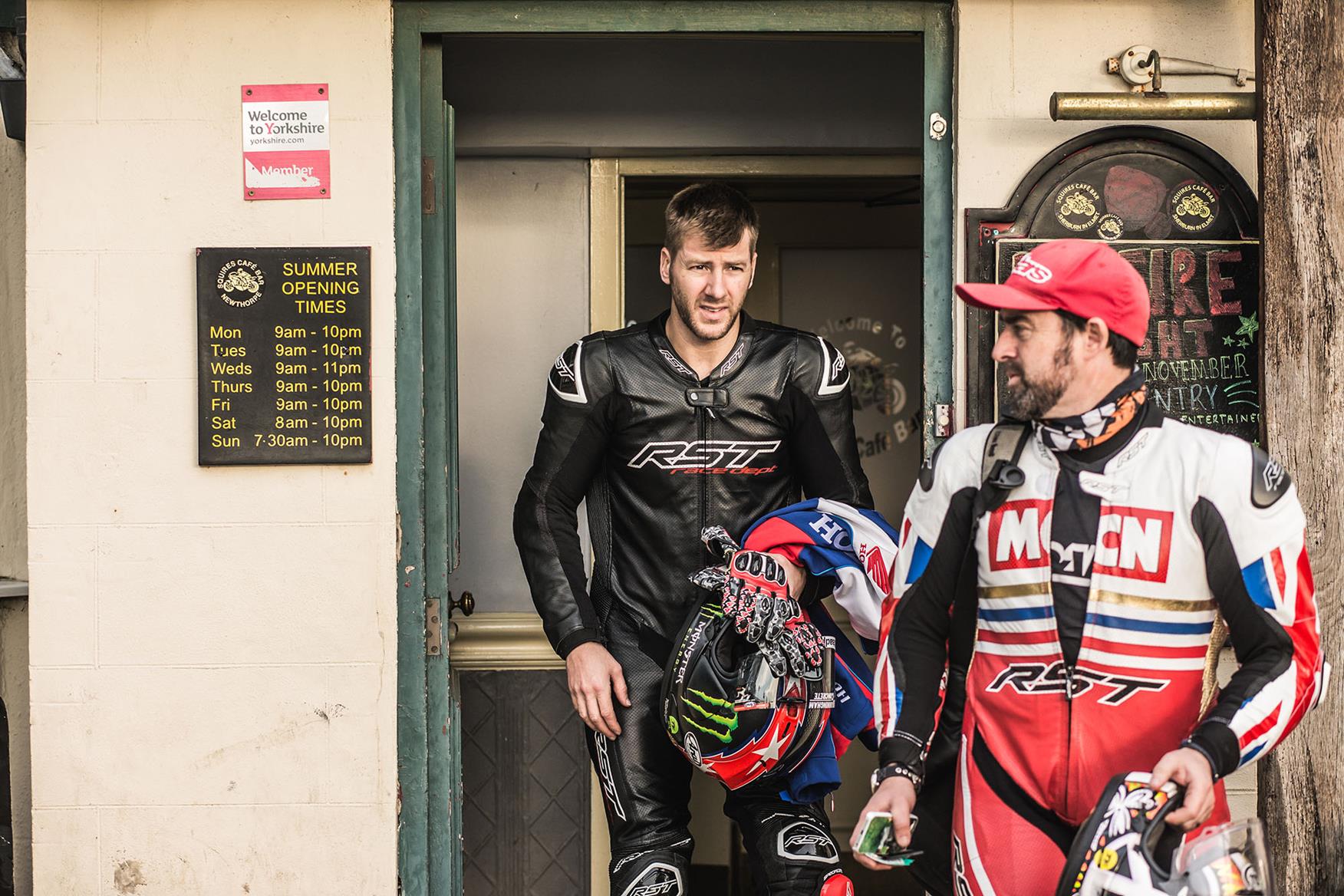 If you'd popped into Squires for lunch you may have walked straight past Hutchy If you'd popped into Squires for lunch you may have walked straight past Hutchy