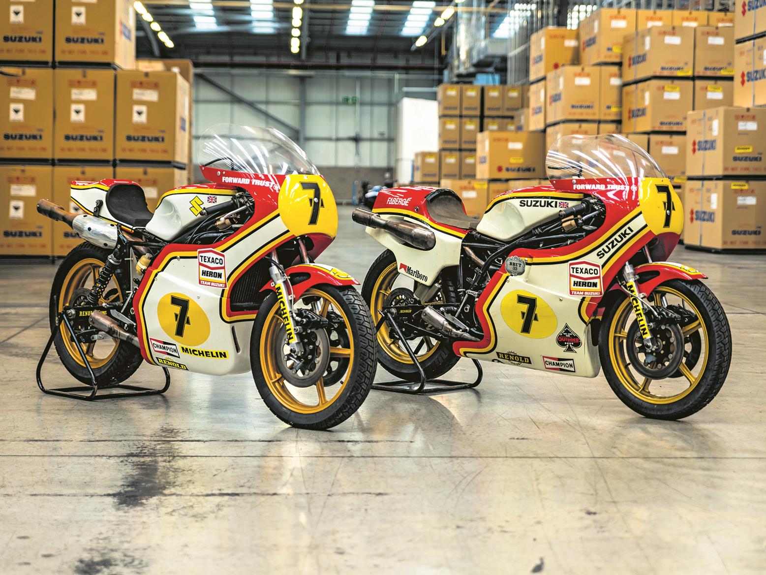 A collection of Barry Sheene's motorbikes will be on display A collection of Barry Sheene's motorbikes will be on display