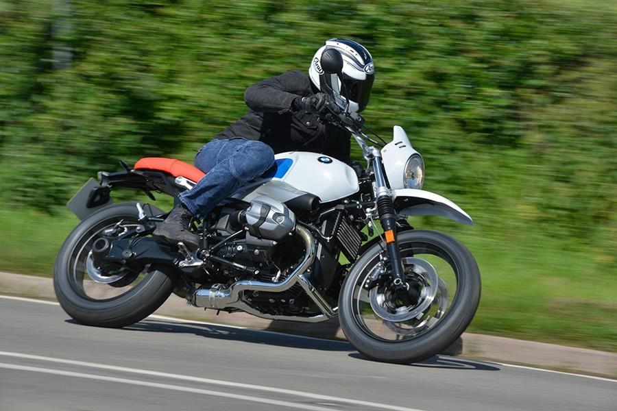 The BMW R nineT Urban GS in action