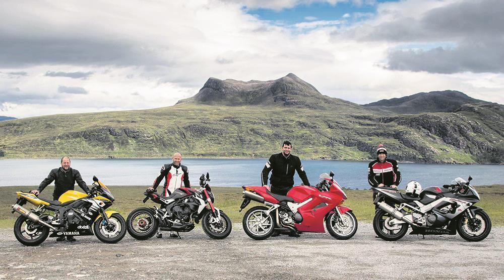Colin Berry with friends at the North Coast 500 Colin Berry with friends at the North Coast 500