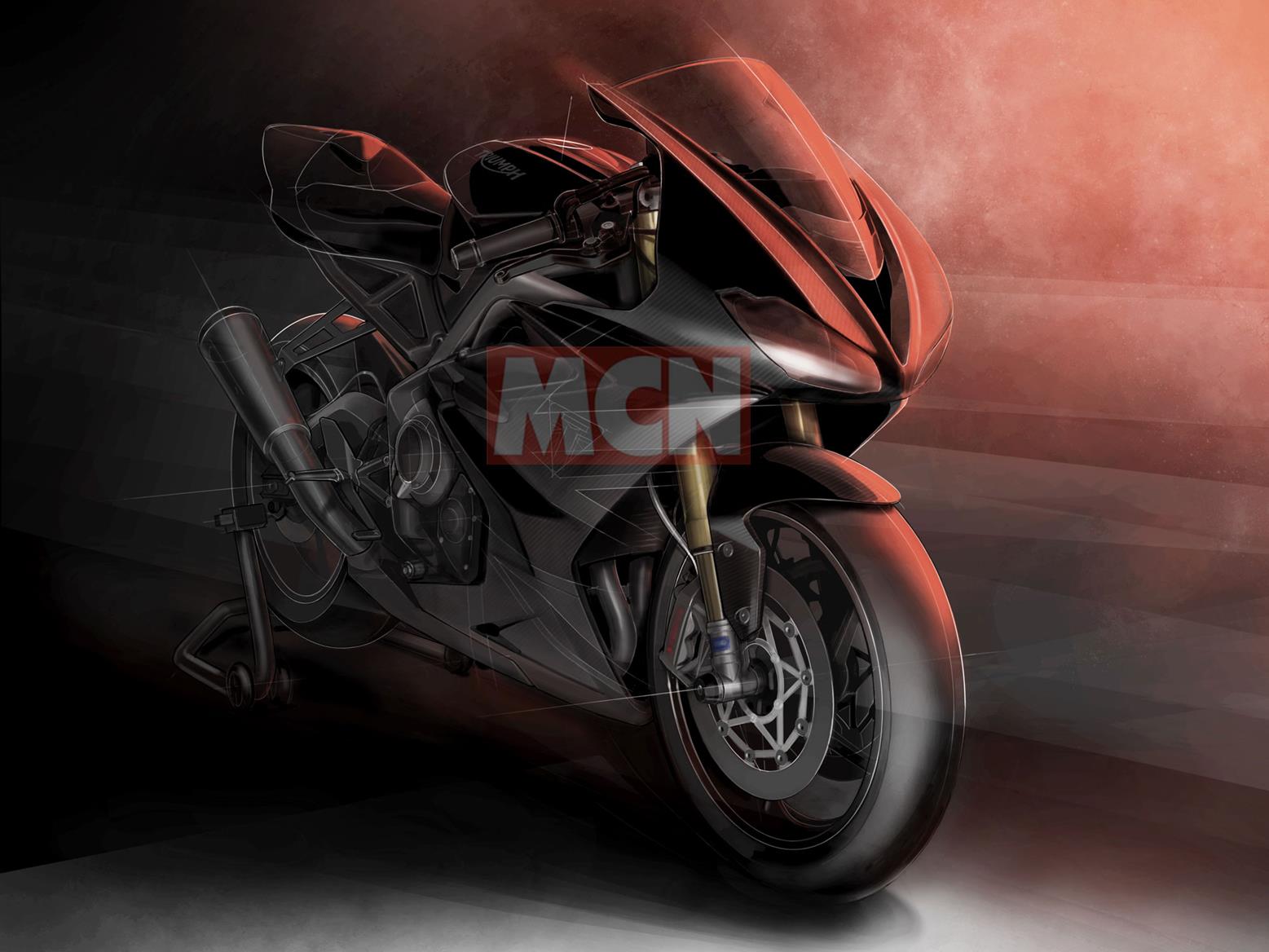 Triumph Daytona 765 sketch Triumph Daytona 765 sketch