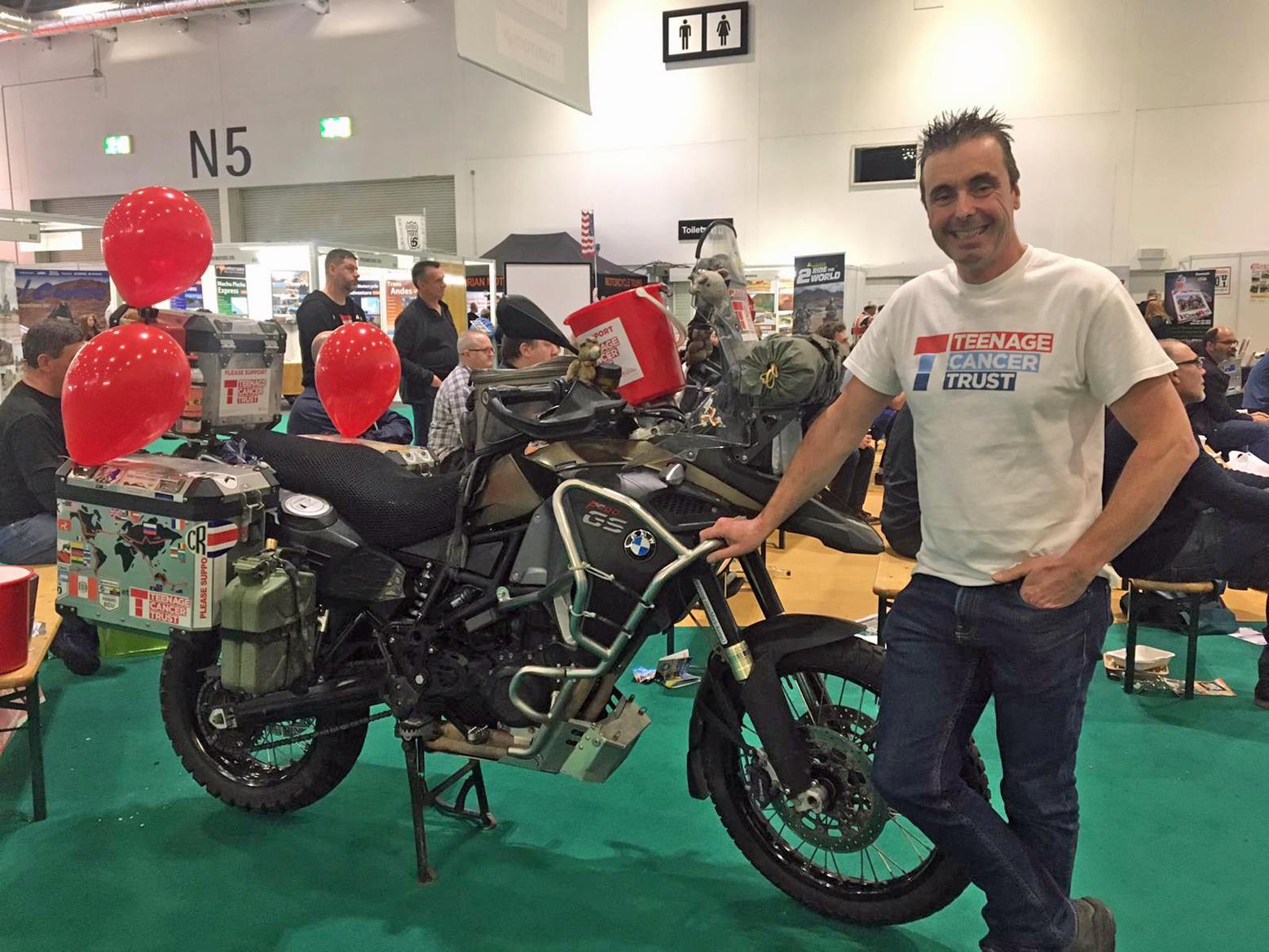 Teenage Cancer Trust raising money at MCN Show Teenage Cancer Trust raising money at MCN Show