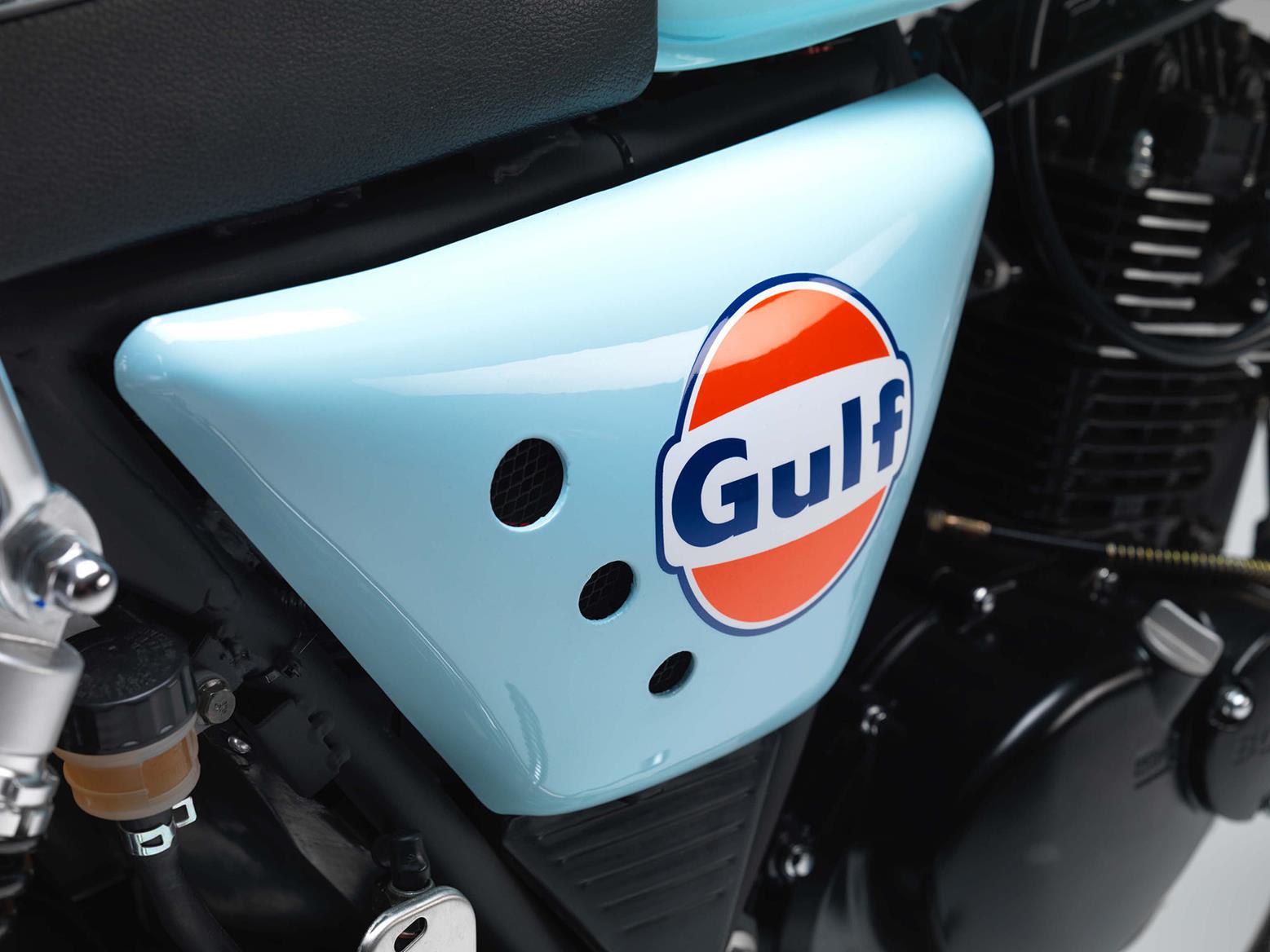 Gulf Oil side panel detail Gulf Oil side panel detail