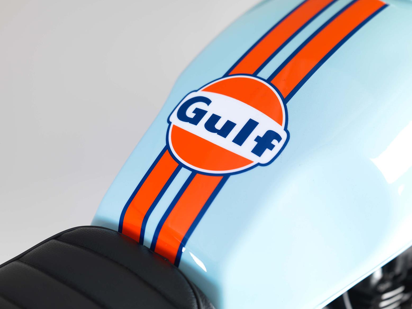 Gulf Oil fuel tank detail Gulf Oil fuel tank detail