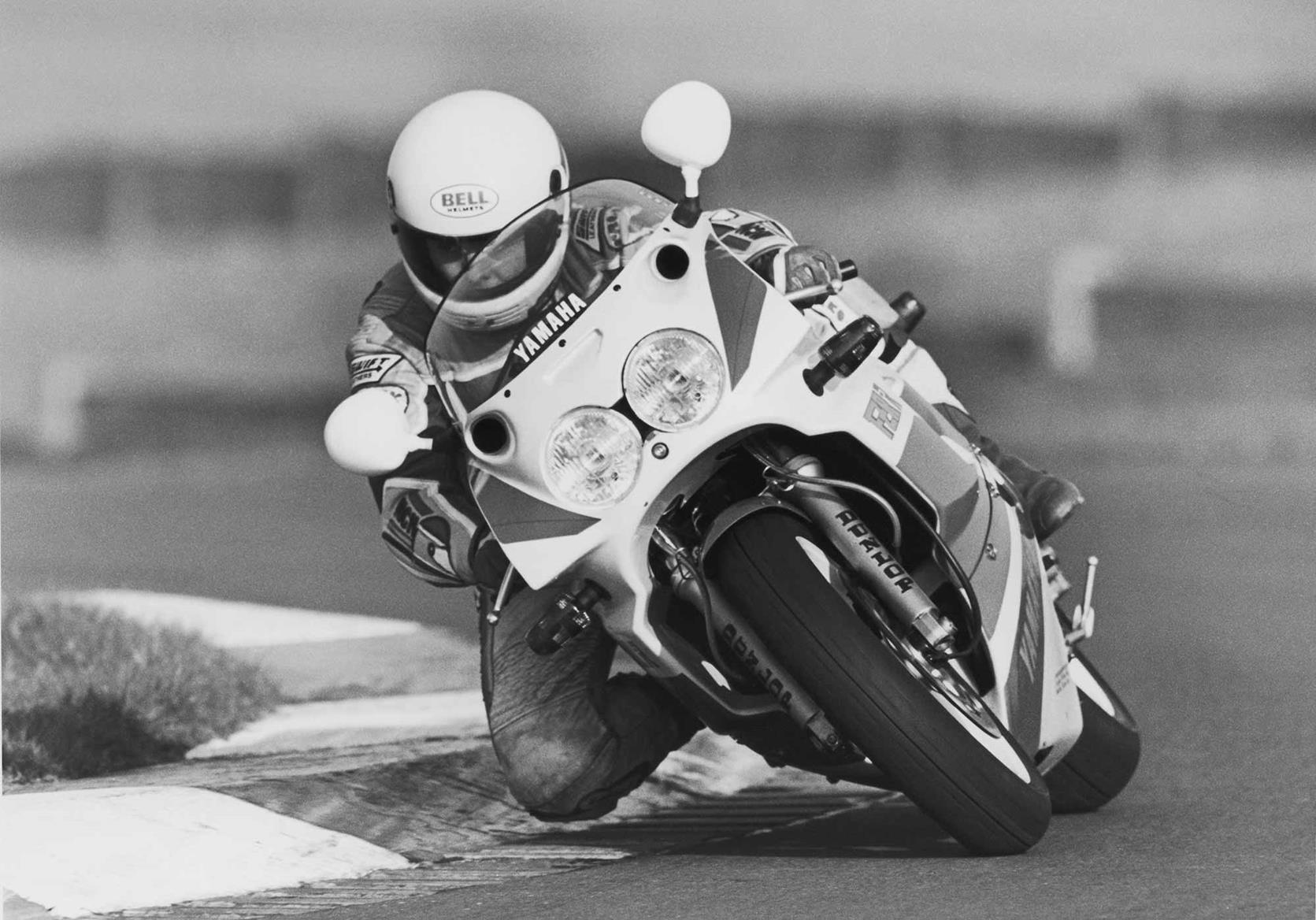 On track on the Yamaha OW-01 On track on the Yamaha OW-01