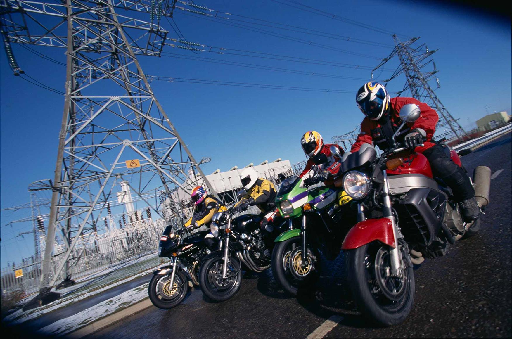 Large-capacity muscle bikes provide stiff competition Large-capacity muscle bikes provide stiff competition