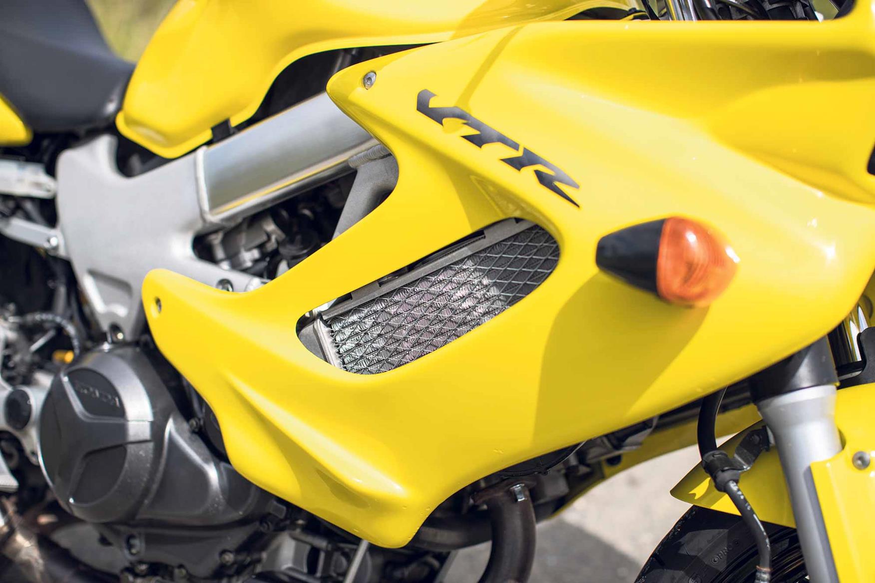 The fairing on the Honda VTR1000 Firestorm The fairing on the Honda VTR1000 Firestorm
